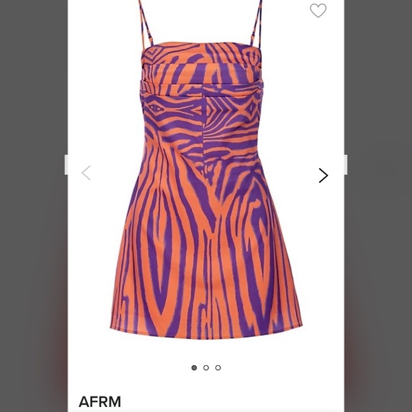 AFRM silk printed dress - Picture 1 of 2